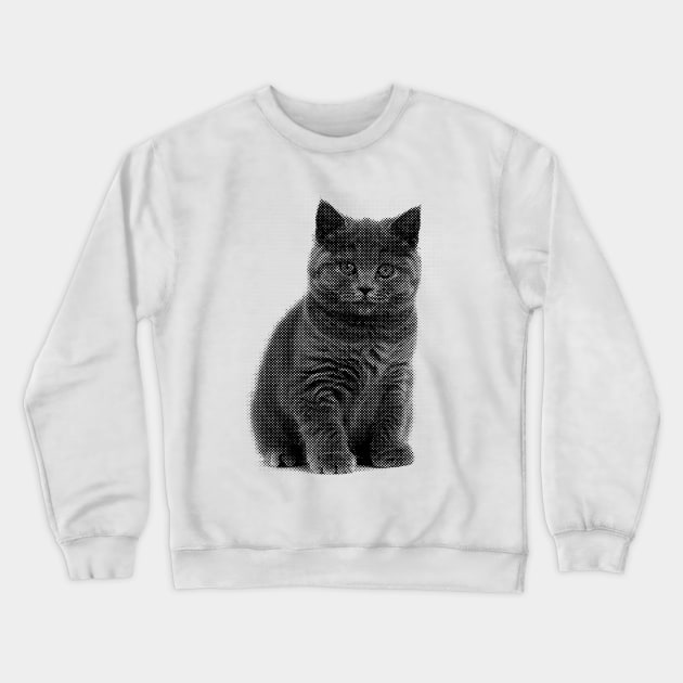 Cat Dot Crewneck Sweatshirt by alesyacaitlin